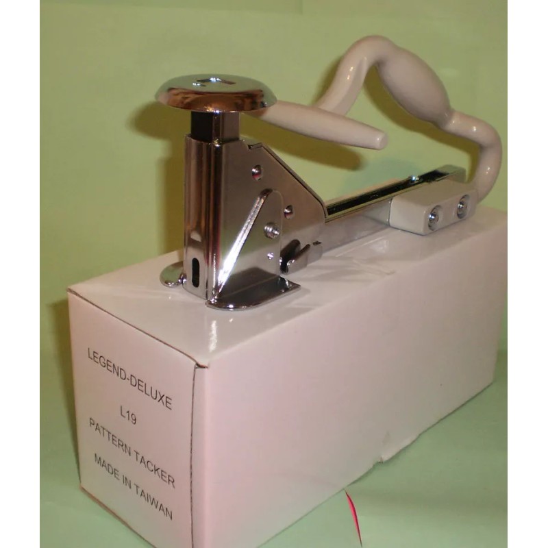 SUPERSEWINGMAN ALL METAL PATTERN STAPLER #L19 USES 1/4", 3/8" &