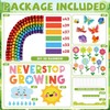 Summer Bulletin Board Classroom Decorations 3D Rainbow Butterfly Floral Bulletin