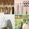 YACHUN S-Shaped Hooks, Bendable Tips, 2.4 inches (6 cm) Small