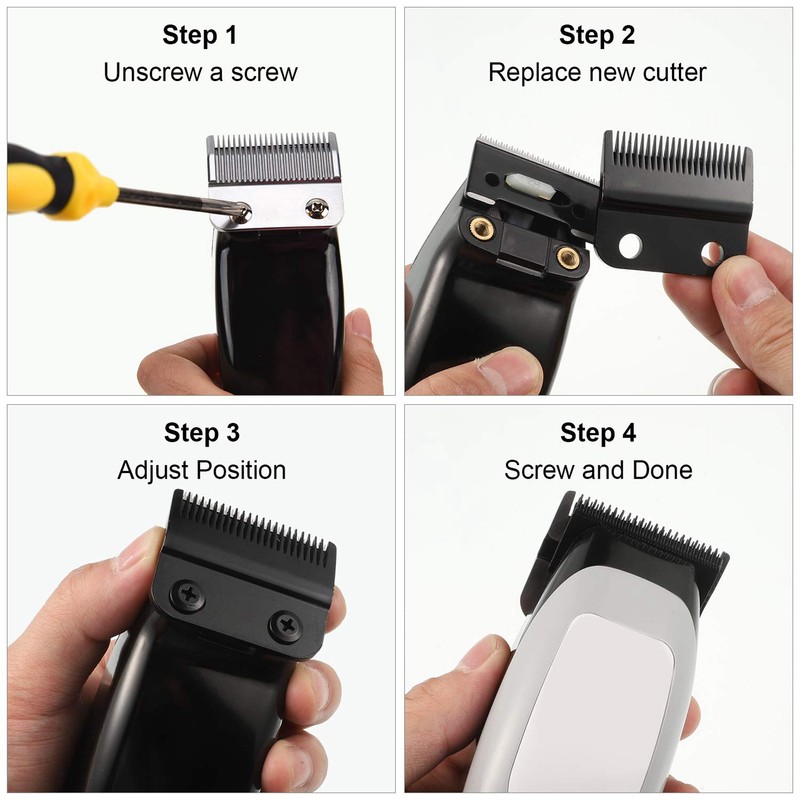 2pcs Hair Clipper Blade Cutter Head Replacement Blade for WAHL