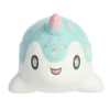 Aurora® Festive Tasty Peach® Snowfall Nomwhal Stuffed Animal - Bright