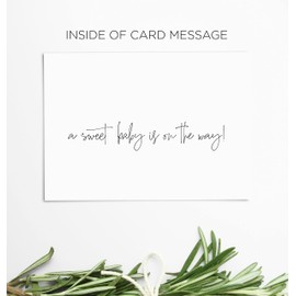 Pregnancy Reveal for Grandparents to be, Baby Announcements Gifts for Family, We're Having a Baby Cards, Just a Little Note to Say