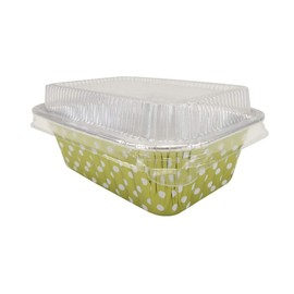 KitchenDance Disposable Aluminum Mini 6 ounce Individual Sized Loaf Pans #4004 Color & Lid Options (Silver-No Lids, 1000)