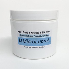 MICROLUBROL 8 oz Hexagonal Boron Nitride hBN Powder FINE 2.5 µ Micron