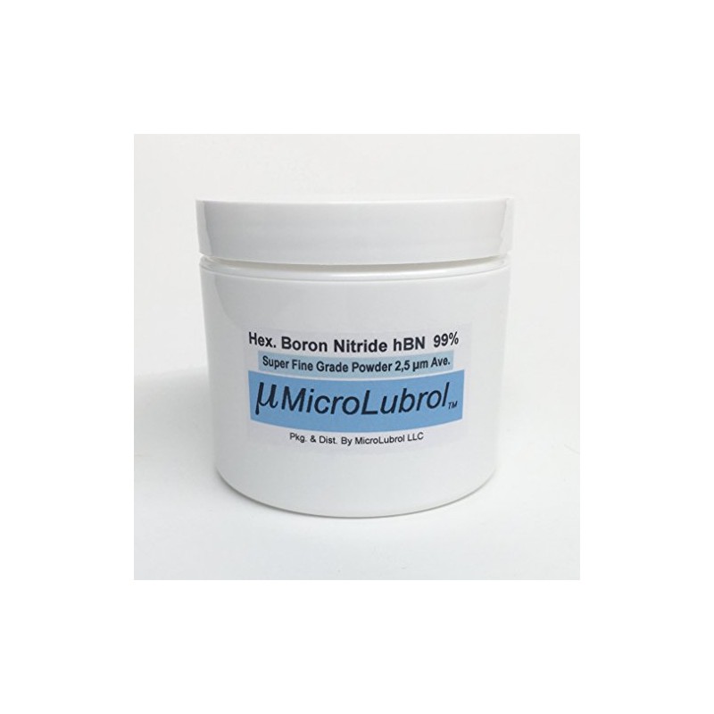 MICROLUBROL 8 oz Hexagonal Boron Nitride hBN Powder FINE 2.5