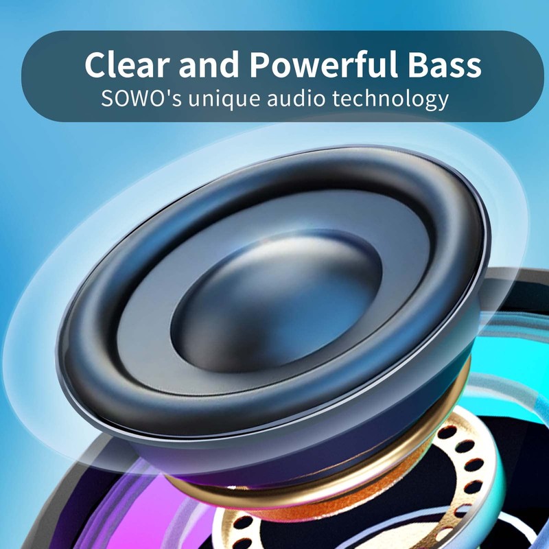SOWO Shower Speaker Bluetooth Waterproof | Small Portable Wireless Bluetooth