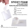 Pretty memory 100 Pairs Foam Eye Pads for Lash Extensions,