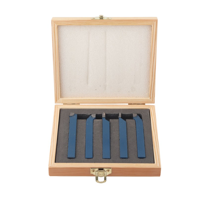 5pcs Lathe Tool Carbide Tipped Weld Turning Tool Set Machine