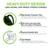 HUYEZybflt 32FT Static Rope 1/2" for Rescue & Mountaineering, UIAA