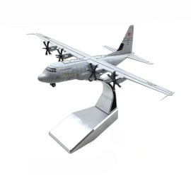 Enatuhter 1/200 US Air Force C-130J Super Hercules Transport Aircraft Model Fighter Jet Model Plane