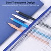 Pack of 15 A4 Document Bags with Zip, Waterproof Document