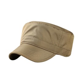 Lunenon Soleil Work Cap, Men's, Large Size, Hat, Military, Quick Drying, Lightweight, Sunshade, Outdoors, Climbing, Fishing, Golf, Black, Navy, Khaki, Gray, Breathable Cap, Climbing Hat, khaki 01, XL