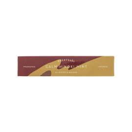 nippon kodo Japanese Incense Scentsual Scent Mint Hinoki Soothing 30 Bars, 25 Minutes, Includes Natural Incense Burner