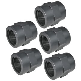 AERZETIX - C52029 - Set of 5 Pressure Threaded Sleeves 3/4 Inch Female/Female for Screwing in Plastic PN 10 Bar - Pressure Fitting for Screwing in