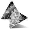2 x Triangle Stickers 7.5cm - BW - Climbing Equipment