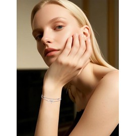 Dorunmo Blue Cross Anklet for Women 925 Sterling Silver Sapphire Anklet September Birthstone Jewelry for Mom Women Wife