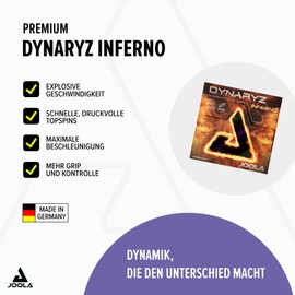 JOOLA Dynaryz Inferno Rubber Red 2.3 mm