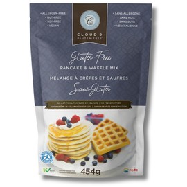 Cloud 9 Gluten Free Pancake Mix, Waffle Mix, Light & Fluffy, Easy-to-Make Pancakes and Waffles, Versatile Gluten Free Baking 454 gr, Vegan & Kosher