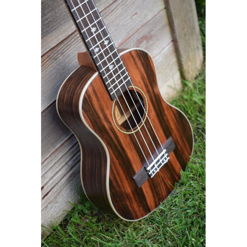 Aloha Ukulele Ebony Wood, Many Sizes, W/Wt EQ (Canadian brand)