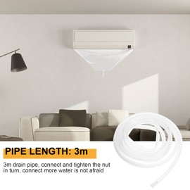 1pc Air Conditioner Cleaning Cover Service Bag with Cleaning Supply Air Conditioning Cleaner Air Conditioning Cleaning Bag White Dust Cover Tpu Material Fabric Hang up