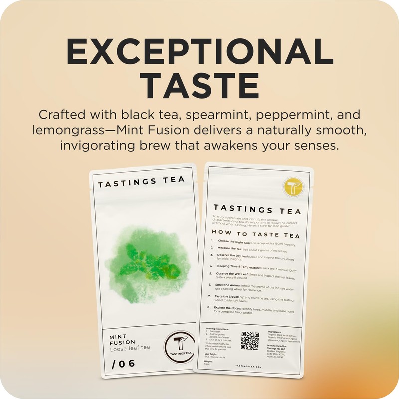 Tastings Tea Mint Fusion - 4.5 oz Loose Leaf |