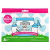 Dapple - Bolsas esterilizadoras para biberones de microondas, 8 unidades,