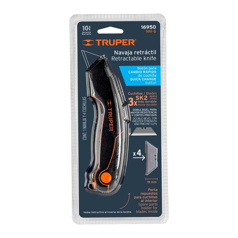 TRUPER NM-6 7" Multipurpose Utility Knife