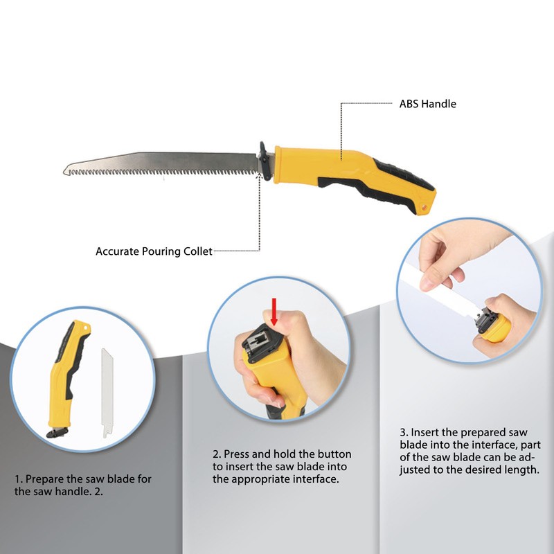 Reciprocating Saw Multifunctional Accurate Cutting Dry Wood Pruning Saw for