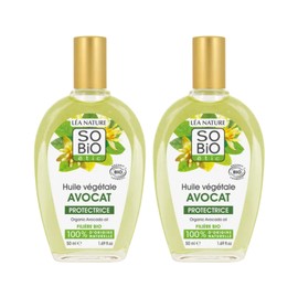 SO'BiO étic | Pflanzenöl aus Avocado | nährt – schützt | Gesicht, Körper & Haar | 100 % natürlichen Ursprungs | Bio & Vegan | Made in France | 2 x 50 ml