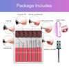 7Pcs Nail Drill Bits Sets with 6Pcs File Sanding Bands