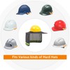 TCCFCCT Hard Hat Sun Shade, Full Brim High Visibility Hard