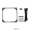 AINEX PF-P12E-BK-PWM Case Fan with Ultra Heavy Duty Bearings, 4.7