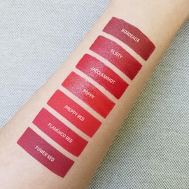 Aromi Bright Red Liquid Lipstick | Vibrant Lip Color with Matte Finish, Long-lasting, Vegan, Cruelty-free, Waterproof, Gluten Free, Made in USA (Preppy Red)