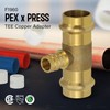 3/4" Press x 3/4" Press x 1/2" Pex A Tee