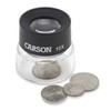 Carson LumiLoupe 10x Power Pre-Focused Stand Magnifier - Set of