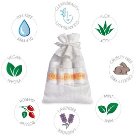 TARA Spa Therapy Sun Restore Travel Kit Bundle, Recovery Gel, Rehydrator Lotion, Lavender Face & Body Mist, Cool Mint Lip Balm