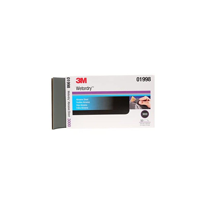 3M Lija de Agua Microfina P Automotriz / hoja