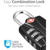 Shatchi Blue Combination Lock TSA Approved Travel Suitcase Luggage School