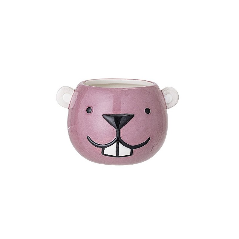 Bloomingville Pink Dolomite Ceramic Flower Pot