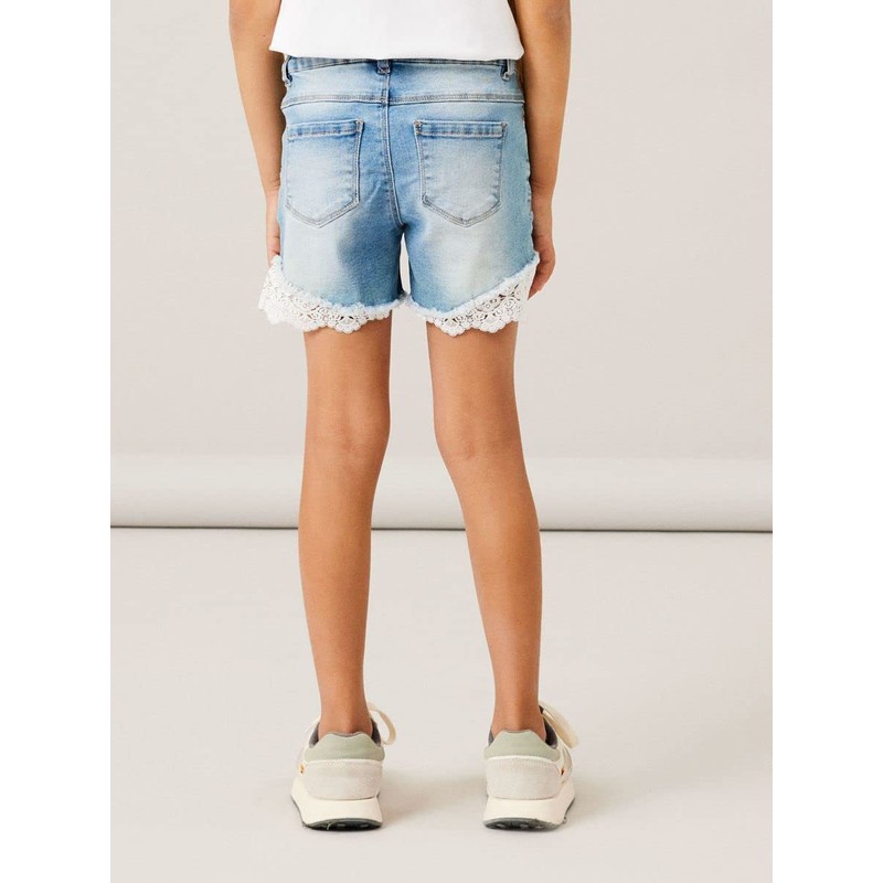 NAME IT Girl Shorts, Medium blue (medium blue denim)