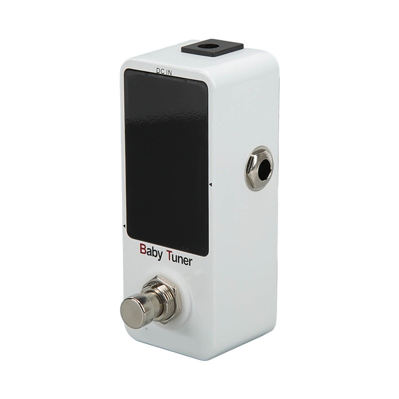 Mini Pedal Tuner Monoblock Chromatic Tuning Effect for Electric Guitar
