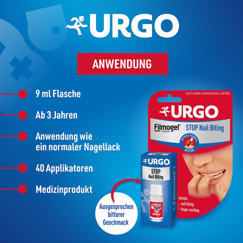 Urgo - Stop Nail Biting - For Chewed and Damaged