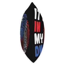 Puerto Rican Heritage Wife Gift Ideas It's In My DNA-Puerto Rico Heritage Roots PR Flag Throw Pillow, 18x18, Multicolor