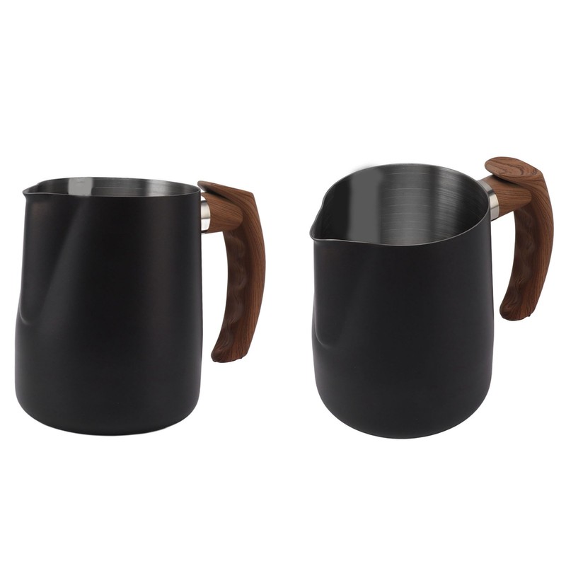 Milk Frothing Cup Inner Scale 304 Stainless Steel Dripless Spout