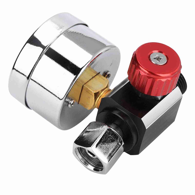 Air Pressure Regulator Gauge Adjustable Spray Gun Instrument Pneumatic Tool