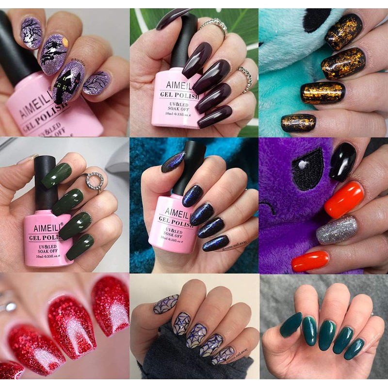 AIMEILI No Wipe Top Coat Soak Off U V LED