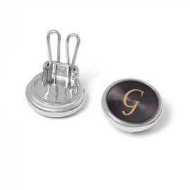 BUTTON COVER WITH LETTER G INITIALS, Accessories for Men