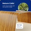 Squatty Potty Slim Teak Toilet Stool - 7-inch Height |