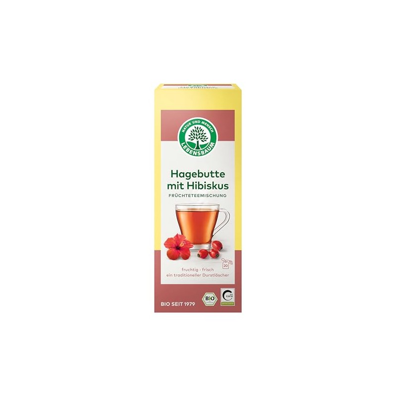 Lebensbaum Fruit Tea in Tea Bag - Rose Hip with
