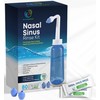 80 Packets Nasal Wash Salt,Neti Pot 300 ml, Sinus Rinse